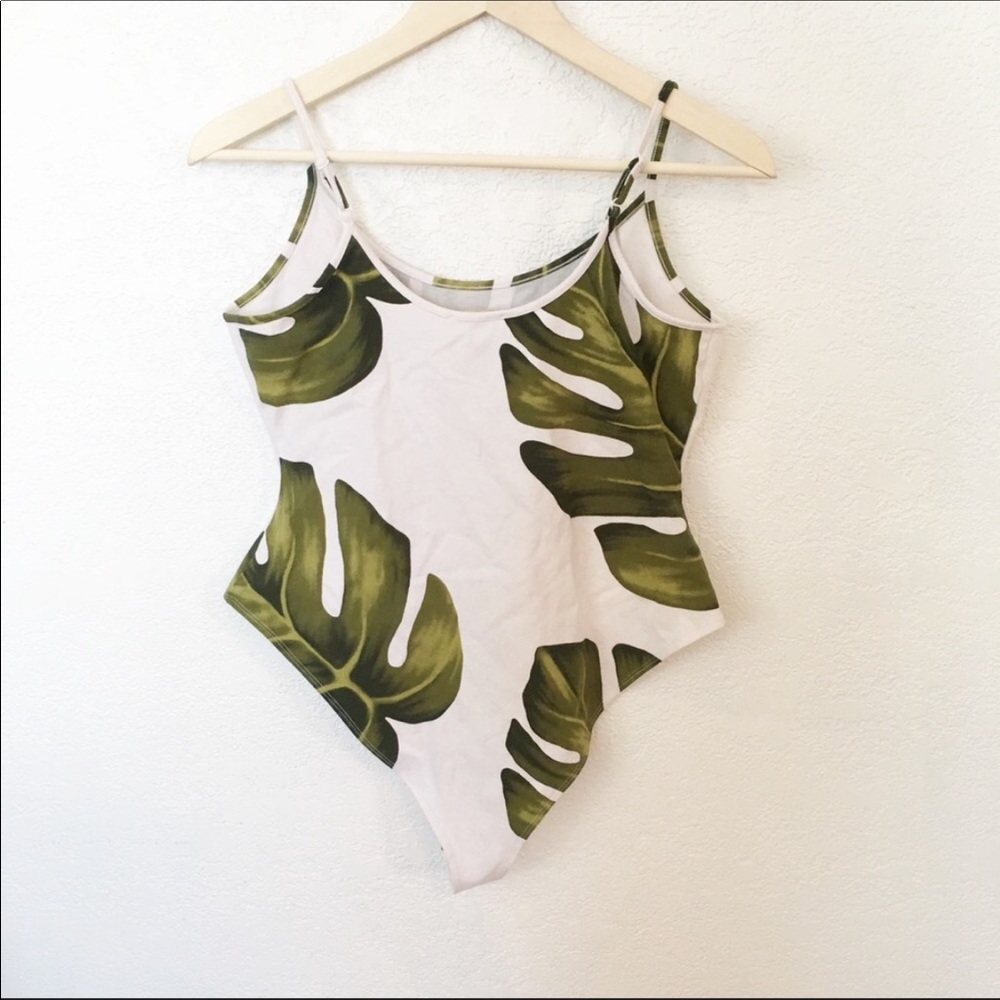FOREVER 21 |  Banana Leaf Jungle Bodysuit